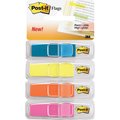 Post-It FLAGS, HIGHLITE, 1/2"", 140, AST PK MMM6834ABX